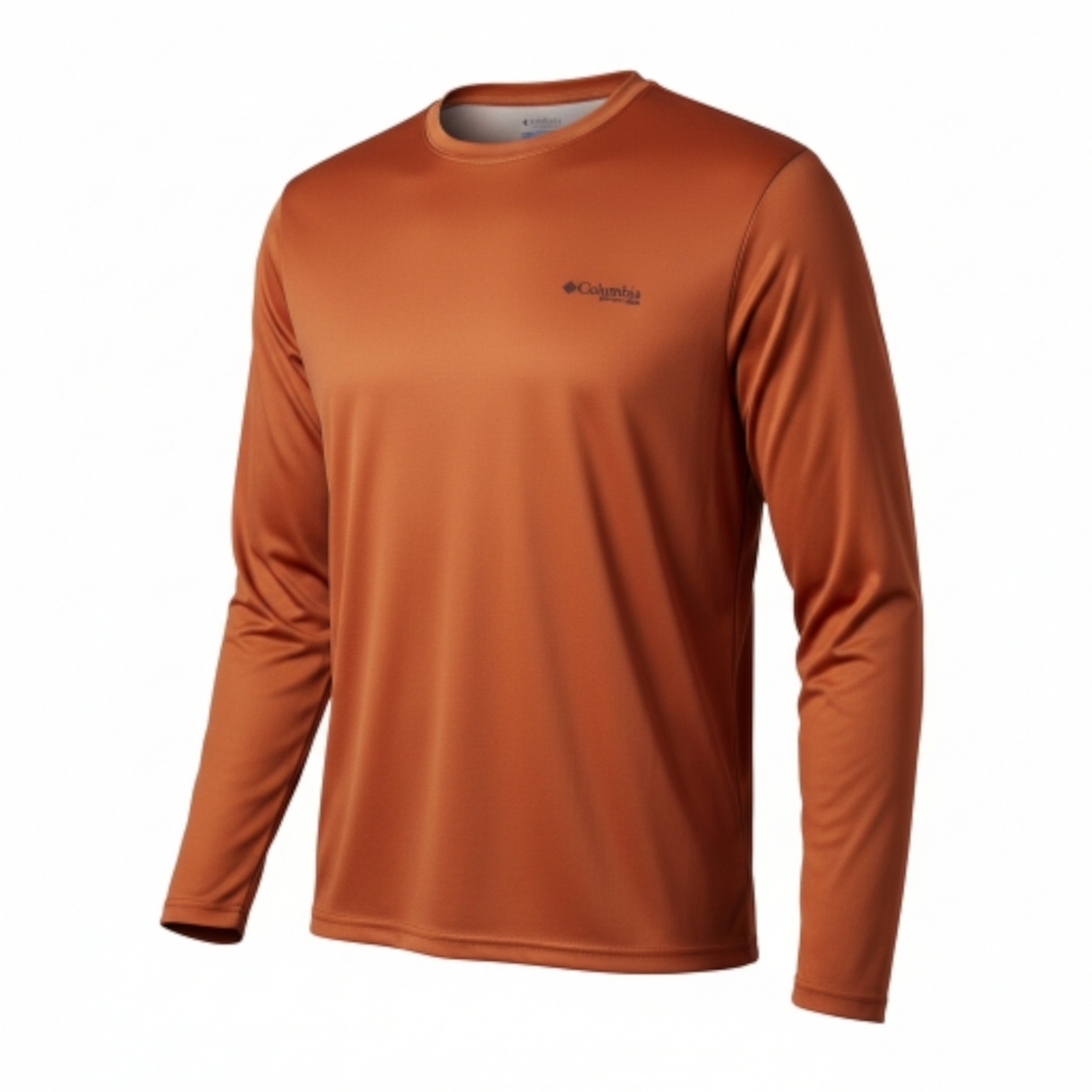 Columbia PFG Men's Coral Long Sleeve Shirt